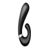 Satisfyer Heat Wave - okos, melegítő, karos vibrátor (fekete)