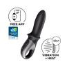 Satisfyer Hot Passion - okos melegítő análvibrátor (fekete)