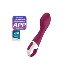 Satisfyer Hot Spot - akkus, melegítő G-pont vibrátor (piros) vibrátorok