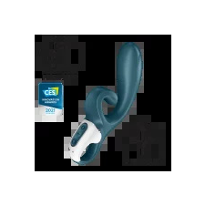 Satisfyer Hug Me - okos, csiklókaros vibrátor  Szín: kék vibrátorok