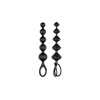 Satisfyer Love Beads - gyöngyös anál dildó szett - fekete (2 részes)