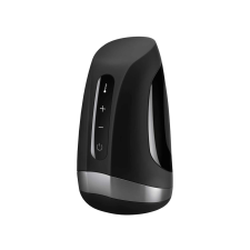 Satisfyer Men Heat Vibration - melegítős makkvibrátor (fekete) maszturbátor