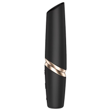 Satisfyer Perfect Kiss - rúzsvibrátor (fekete) vibrátorok