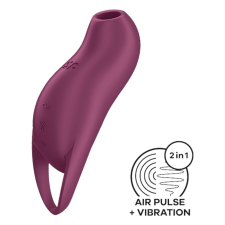 Satisfyer Pocket Pro 1 - akkus, léghullámos csiklóizgató (lila) vibrátorok