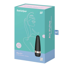 Satisfyer Pro 3 + vibrátor, ergonómiailag tervezett, kiváló minőségű, bőrbarát anyag vibrátorok