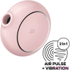 Satisfyer Pro To Go 3 - akkus, léghullámos csiklóizgató (pink)