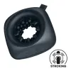  Satisfyer Ring Stroker - akkus, vibrációs maszturbátor (fekete)