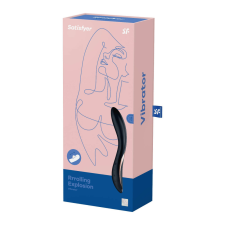 Satisfyer Rrrolling Explosion g-pont vibrátor, mozgó golyócskával (fekete) vibrátorok