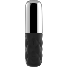 Satisfyer Sparkling Darling - akkus, vízálló mini rúdvibrátor (ezüst-fekete) vibrátorok