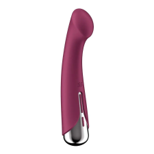 Satisfyer Spinning G-Spot 1 - forgó fejes G-pont vibrátor (piros) vibrátorok
