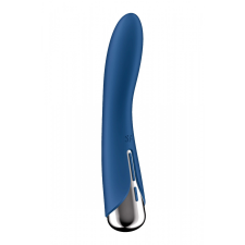 Satisfyer Spinning Vibe 1 - forgó fejes G-pont vibrátor (kék) vibrátorok