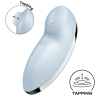 Satisfyer Tap & Climax 2 - 2in1 csiklóizgató és vibrátor (piros)