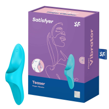Satisfyer Teaser ujjra húzható vibrátor (kék) vibrátorok