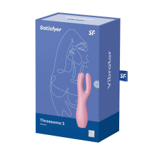 Satisfyer Threesome 3 motoros csiklóvibrátor (rózsaszín) vibrátorok