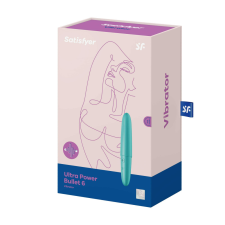 Satisfyer Ultra Power Bullet 6. akkumulátoros vibrátor (zöld) vibrátorok