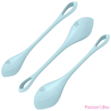 Satisfyer YONI POWER 2 TRAINING SET - BLUE kéjgolyó