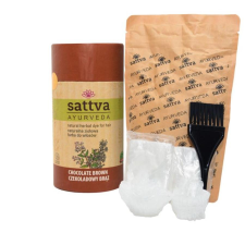 Sattva Ayurveda Henna - Természetes növényi hajfesték - Chocolate 150g - Sattva Ayurveda hajfesték, színező