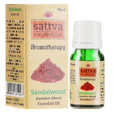 Sattva Ayurveda Szantálfa olaj 10ml - Sattva Ayurveda jóga felszerelés