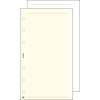 SATURNUS Gyűrűs kalendárium betét SATURNUS L325/F sima jegyzetlap fehér lapos