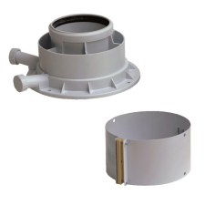 Saunier Duval koncentrikus indító idom PPs/alu 80/125mm (Isotwin Condens) hűtés, fűtés szerelvény