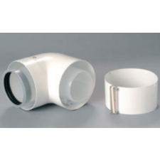 Saunier Duval SDC toldó könyökidom 90 º 125/80 mm 0020257023 építőanyag