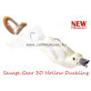  Savage Gear 3D Hollow Duckling Weedless S 7.5Cm 15G 04-White Kiskacsa Csukára, Harcsára (57652)