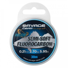 SAVAGE GEAR Semi Soft fluorocarbon 30m monofil előkezsinór - 0,25mm 3,66kg horgászzsinór