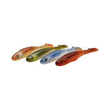 SAVAGE GEAR Slender Scoop Shad Clear Water Mix gumihal 4db - 13cm horgászkiegészítő