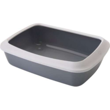 SAVIC 264SZ IRIZ macska wc peremes szürke-fehér 50x37x14 cm macskatoalett