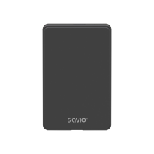 Savio AK-65 2.5" USB 3.0 Külső HDD/SSD ház - Fekete asztali számítógép kellék