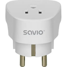 Savio AP-01 Beltéri Áramátalakító és Inverter - Fehér (AP-01) kábel és adapter