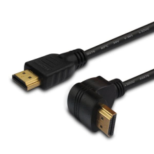 Savio CL-04 v1.4 nagysebességű HDMI kábel derékszögű, 1.5m (CL-04) kábel és adapter