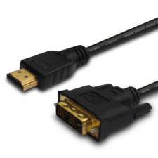 Savio CL-10 HDMI 1.4 - DVI Kábel 1,5m (CL-10) kábel és adapter