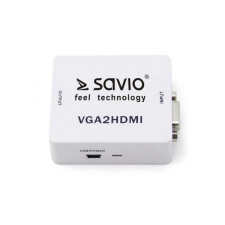 Savio CL-110 VGA - HDMI átalakító kábel és adapter