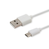 Savio CL-124 USB-A apa - Micro USB apa 2.0 Adat és töltőkábel - Fehér (2m)