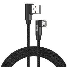 Savio CL-161 USB - Micro USB kábel 1m fekete kábel és adapter