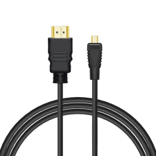 Savio CL-177 microHDMI - HDMI Kábel 1.5m - Fekete kábel és adapter