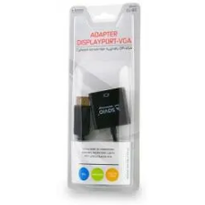 Savio CL-90 Adapter Displayport (M) - VGA (F) kábel és adapter
