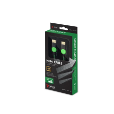 Savio GCL-06 HDMI kábel 3m, zöld, XBOX (GCL-06) kábel és adapter