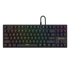 Savio Tempest x2 RGB (Red Switch) Vezetékes Gaming Billentyűzet - Angol (TEMPEST X2 RED) billentyűzet