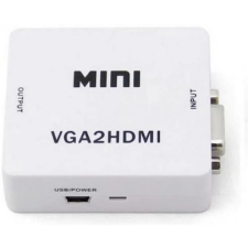 Savio VGA/D-Sub + Jack HDMI Átalakító Fehér 3cm CL-110 kábel és adapter