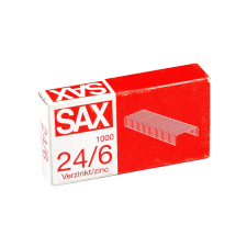 Sax Tűzőkapocs, 24/6, cink, Sax gemkapocs, tűzőkapocs