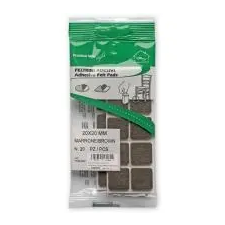  SB  csúsztatófilc öntapadó 30x30mm fekete (6db) (3933553) bútor