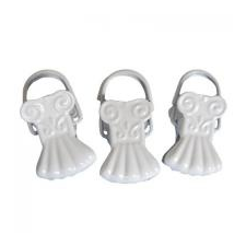  SB  díszcsipesz kicsi fehér (3921681) lakástextília