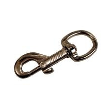 SB karabiner+forgó rugós 70 mm nikkelezett (3930301) barkácsolás, csiszolás, rögzítés