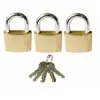  SB lakat 30mm réz (erős kivitel) 3db azonos zárlatú 5kulcs