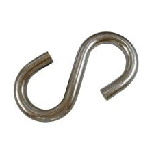  SB S-horog d=8 mm horganyzott (3930363) barkácsolás, csiszolás, rögzítés