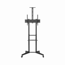 SBOX FS-401 Gurulós TV Állvány - 32&quot;-55&quot;, Konferencia Konzol tv állvány és fali konzol