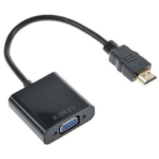 SBOX HDMI apa - VGA anya adapter - Fekete kábel és adapter