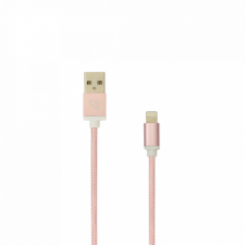 SBOX Kábel, CABLE USB A Male -&gt; 8-pin iPh Male 1.5 m Rose gold - Blister kábel és adapter